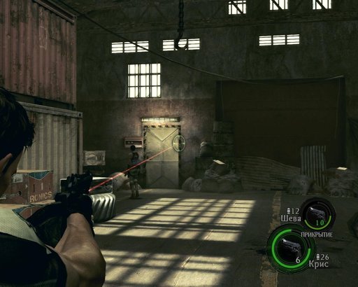 Resident Evil 5 - Лазерный прицел на клавиатуре!