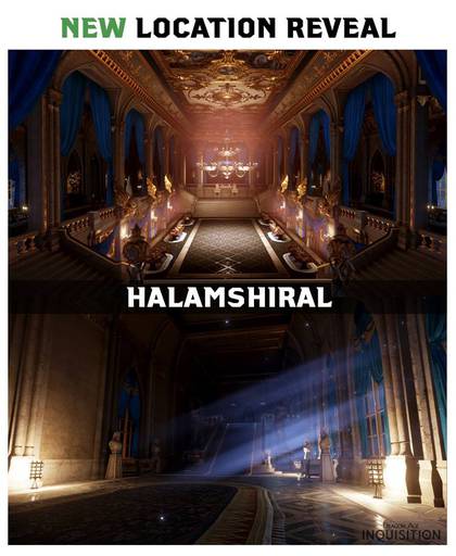 Dragon Age: Inquisition - Dragon Age: Inquisition - бальный зал в городе Халамширал
